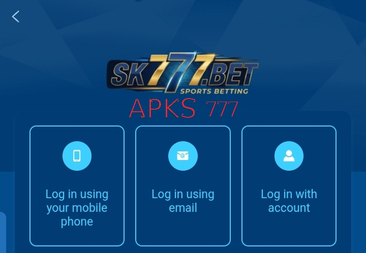 sk777 bet login and apk download